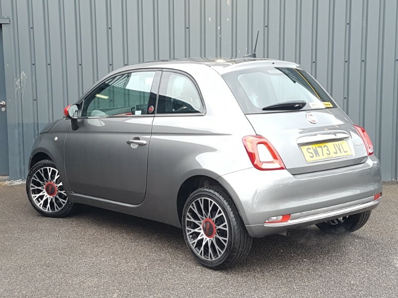 Fiat 500 1.0 Mild Hybrid Red SW73JVL Grey #2