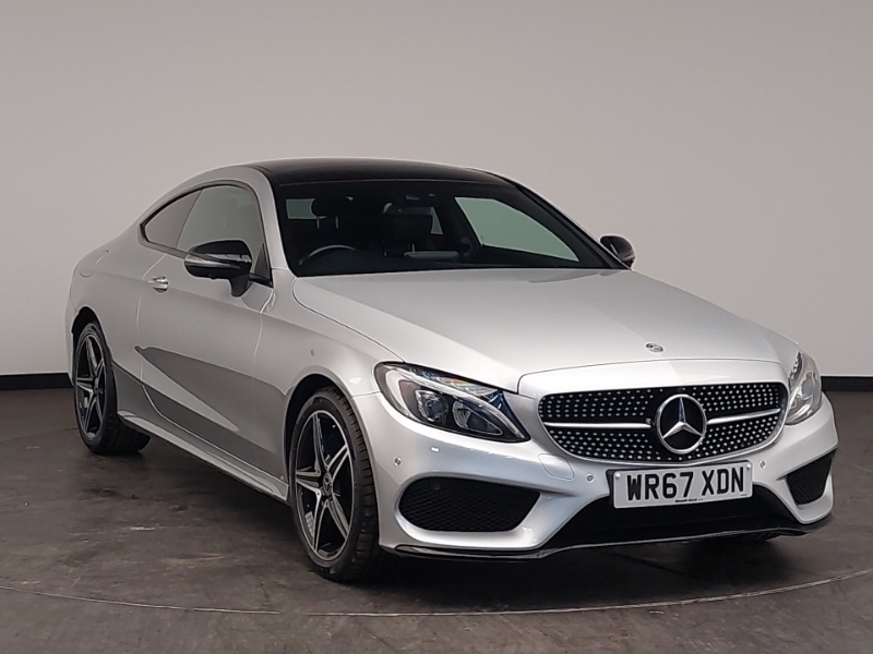 Mercedes-Benz C Class C200 Amg Line Premium Plus 9G-tronic Silver