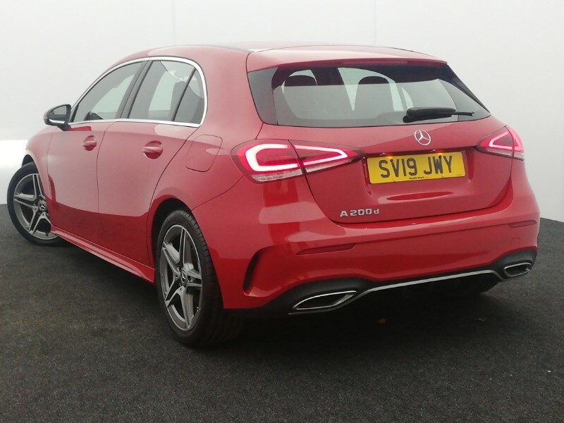 Mercedes-Benz A Class A200d Amg Line SV19JWY Red #2
