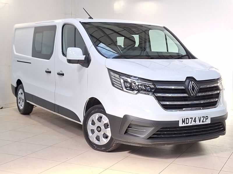 Renault Trafic Ll30 Blue Dci 130 Advance Safety Crew Van White