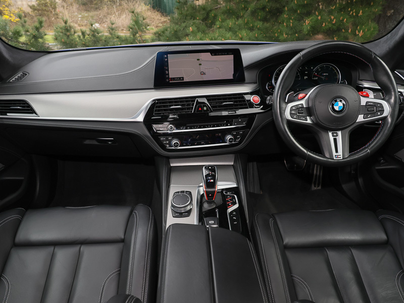BMW M5 M5 Dct Blue #4