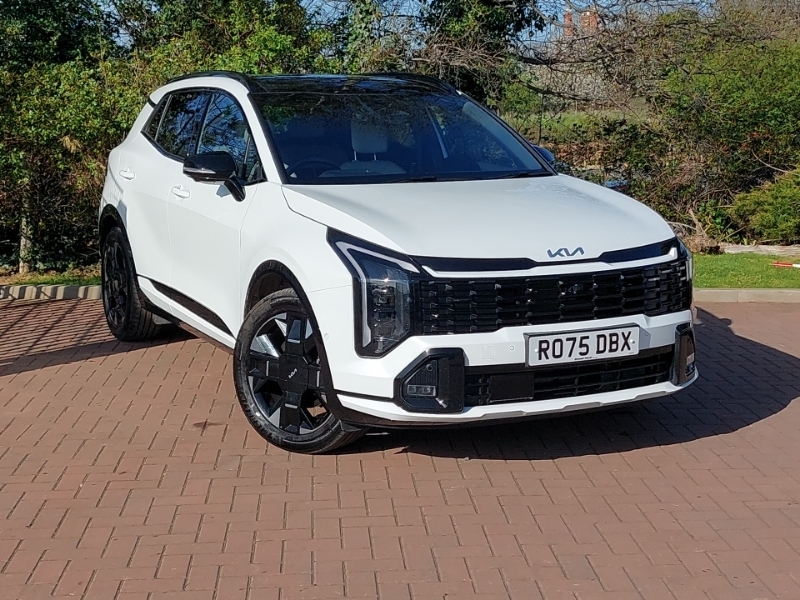 Kia Sportage 1.6T Gdi Hev Gt-line S White