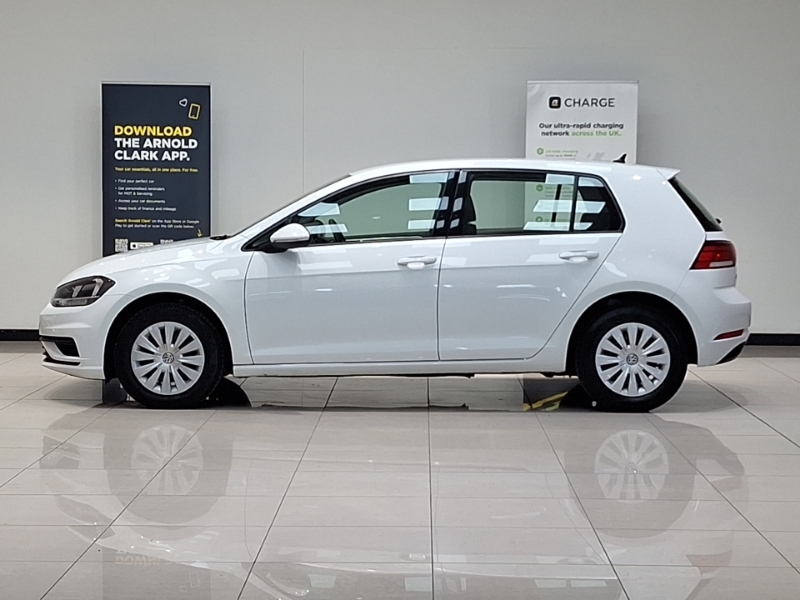 Volkswagen Golf 1.6 Tdi S GJ70YAE White #4