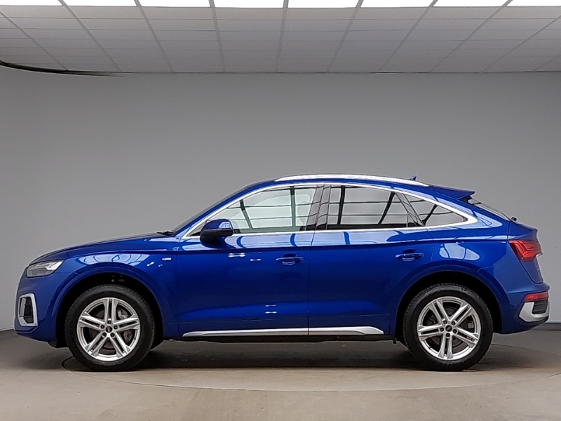 Audi Q5 45 Tfsi Quattro S Line S Tronic YV23WCU Blue #4