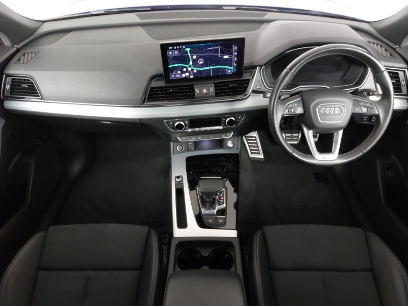 Audi Q5 45 Tfsi Quattro S Line S Tronic YV23WCU Blue #3