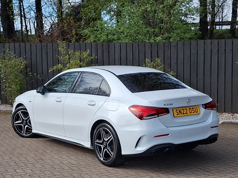 Mercedes-Benz A Class A200 Amg Line Executive Edition SN22OSU White #2