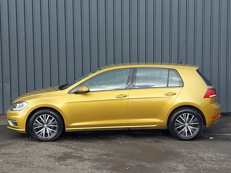 Volkswagen Golf 1.6 Tdi Se Nav Dsg YH68URU Yellow #4