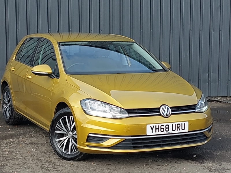 Volkswagen Golf 1.6 Tdi Se Nav Dsg Yellow