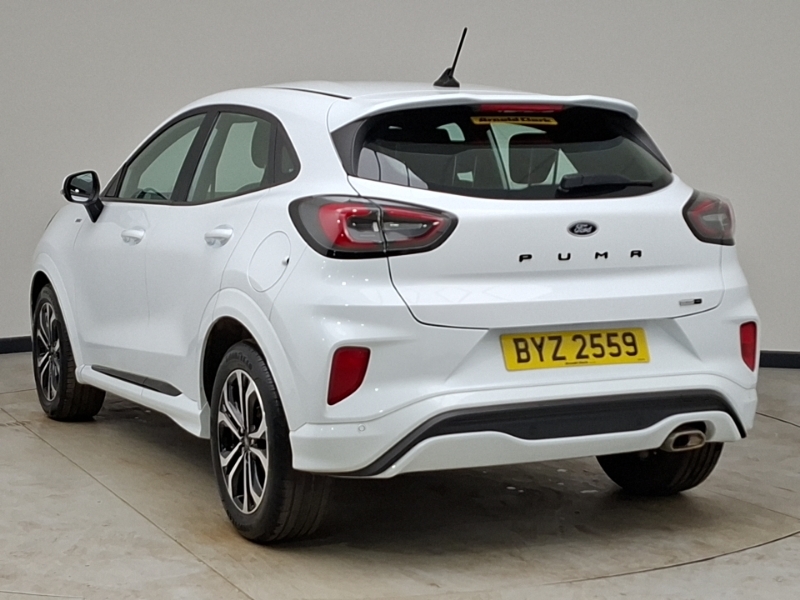 Ford Puma 1.0 Ecoboost Hybrid Mhev 155 St-line BYZ2559 White #2