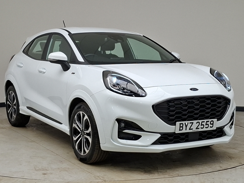 Ford Puma 1.0 Ecoboost Hybrid Mhev 155 St-line White