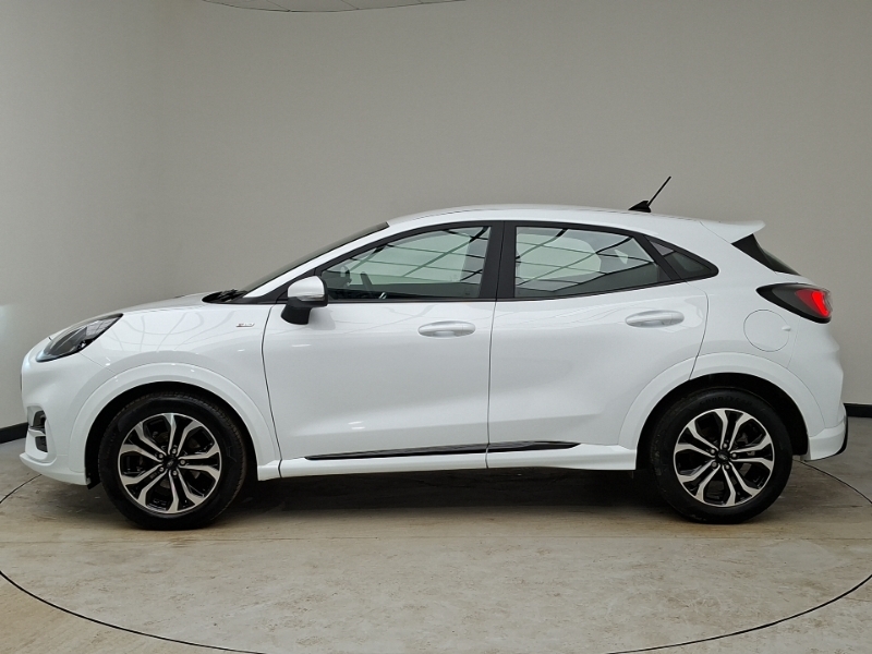 Ford Puma 1.0 Ecoboost Hybrid Mhev 155 St-line BYZ2559 White #4