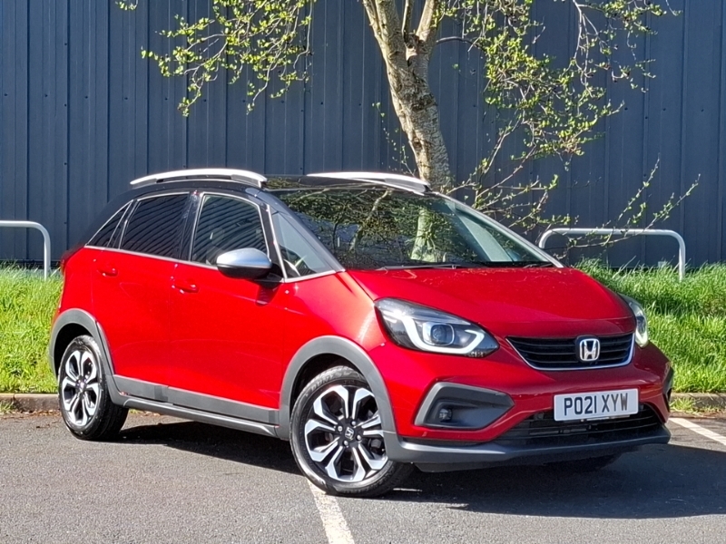 Honda Jazz 1.5 I-mmd Hybrid Crosstar Ex Ecvt Red