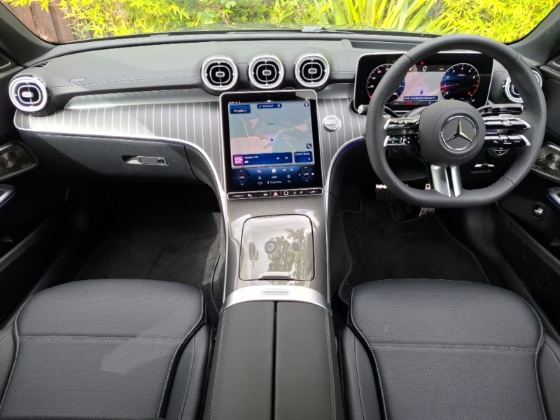 Mercedes-Benz C Class C200 Amg Line Premium Plus 9G-tronic Grey #3