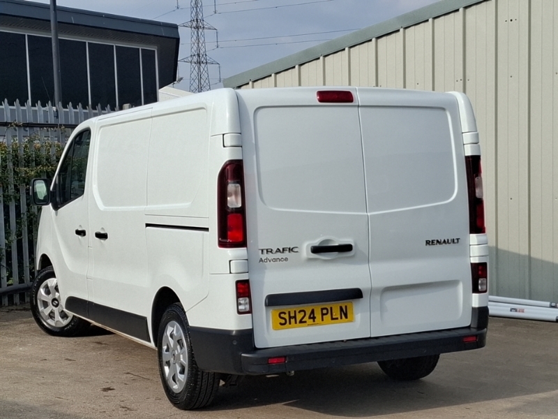 Renault Trafic Sl30 Blue Dci 130 Advance Van SH24PLN White #2