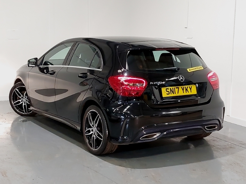 Mercedes-Benz A Class A200d Amg Line SN17YKY Black #2
