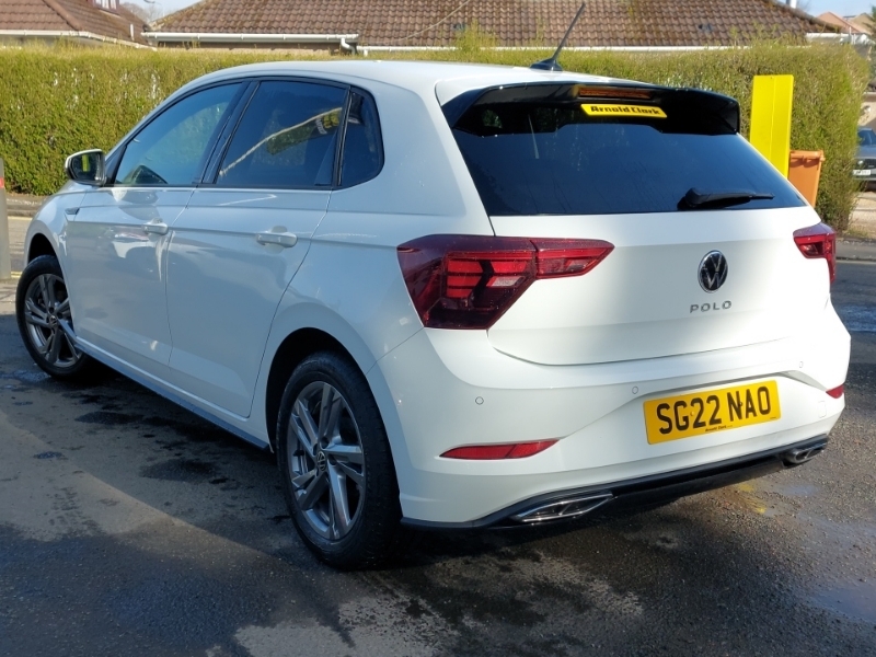 Volkswagen Polo 1.0 Tsi 110 R-line Dsg SG22NAO White #2
