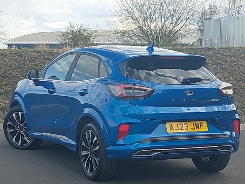 Ford Puma 1.0 Ecoboost Hybr Mhev 155 St-line Vignale Dct AJ23JWF Blue #2