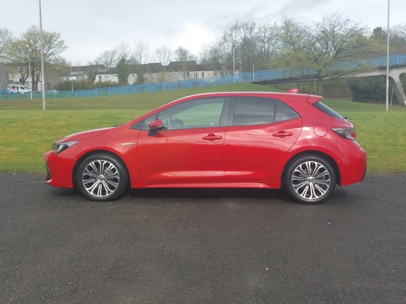 Toyota Corolla 1.8 Vvt-i Hybrid Design Cvt SA19LMM Red #4