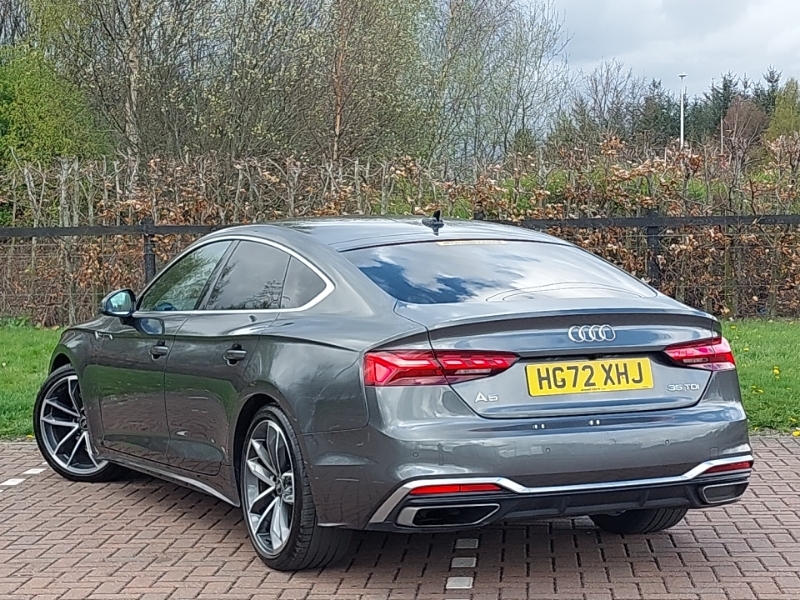 Audi A5 35 Tdi S Line S Tronic HG72XHJ Grey #2