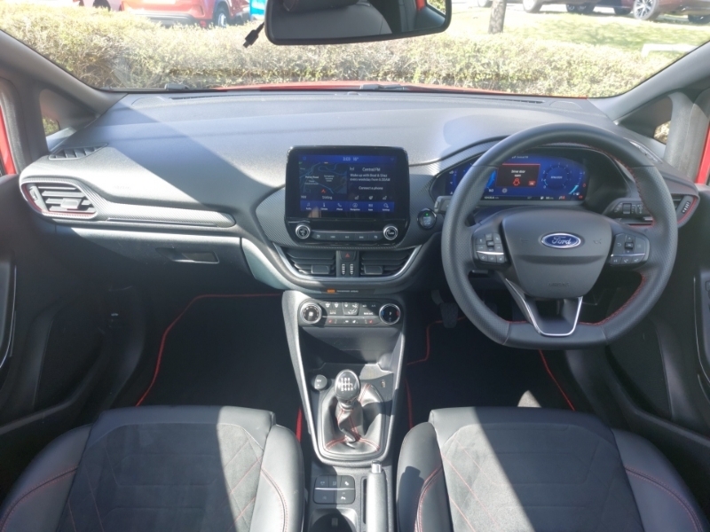 Ford Fiesta 1.0 Ecoboost Hybrid Mhev 155 St-line Vignale SO72PGU Red #3