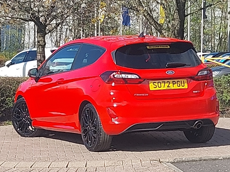 Ford Fiesta 1.0 Ecoboost Hybrid Mhev 155 St-line Vignale SO72PGU Red #2