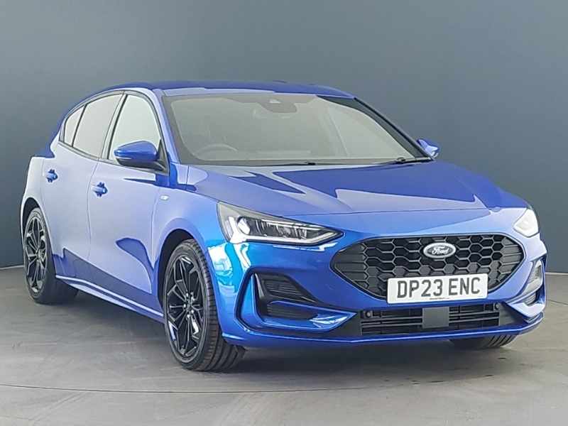 Ford Focus Hatchback 1.0 Ecoboost Hybrid Mhev 155 St-line X 5 Blue
