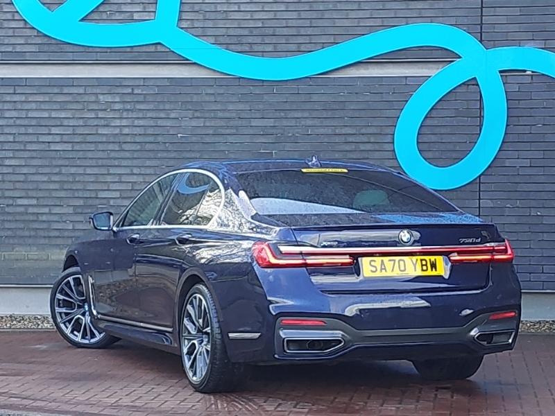 BMW 7 Series 730D Xdrive M Sport SA70YBW Blue #2