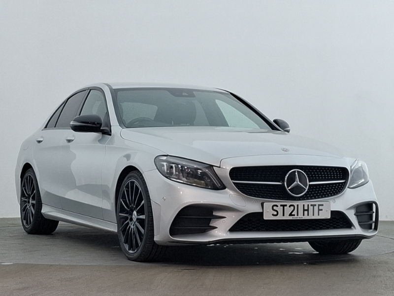 Mercedes-Benz C Class C220d Amg Line Night Edition Premium 9G-tronic Silver