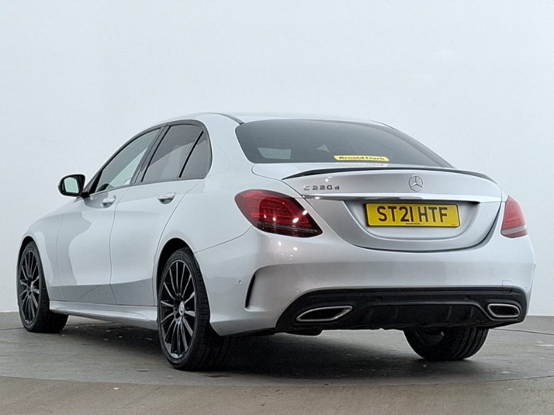 Mercedes-Benz C Class C220d Amg Line Night Edition Premium 9G-tronic ST21HTF Silver #2