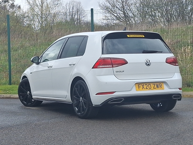 Volkswagen Golf 2.0 Tdi R-line Dsg FX20ZWR White #2