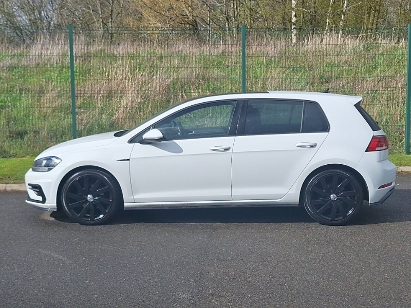Volkswagen Golf 2.0 Tdi R-line Dsg FX20ZWR White #4