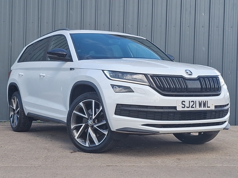 Skoda Kodiaq 2.0 Tdi 200 Sport Line 4X4 Dsg 7 Seat White