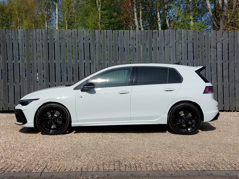 Volkswagen Golf 2.0 Tsi 333 R Black Edition 4Motion Dsg SB75YVM White #4