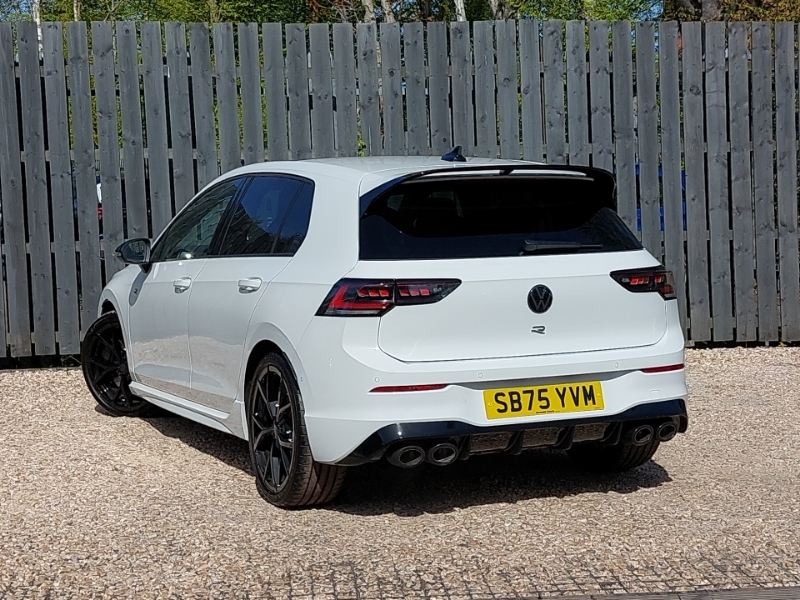 Volkswagen Golf 2.0 Tsi 333 R Black Edition 4Motion Dsg SB75YVM White #2