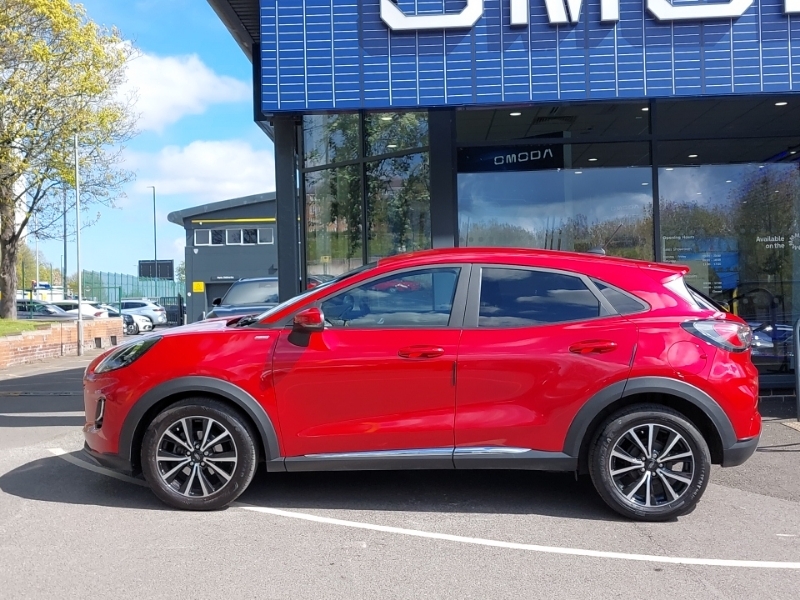 Ford Puma 1.0 Ecoboost Hybrid Mhev Titanium DK21RSO Red #4