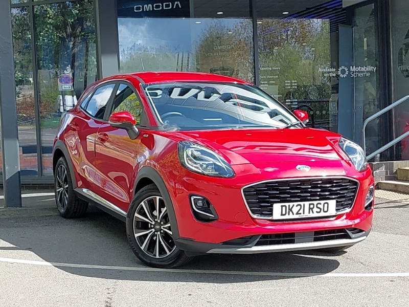 Ford Puma 1.0 Ecoboost Hybrid Mhev Titanium Red
