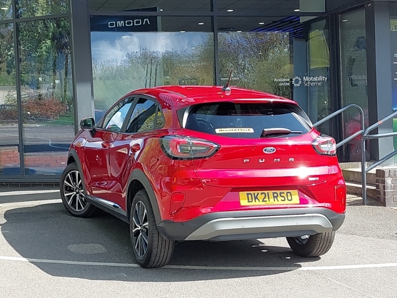 Ford Puma 1.0 Ecoboost Hybrid Mhev Titanium DK21RSO Red #2