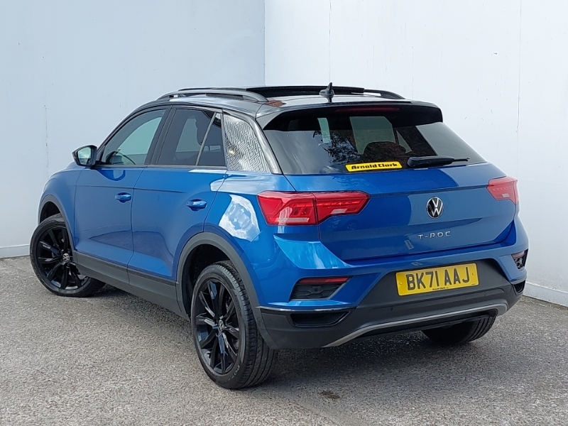 Volkswagen T-Roc 1.5 Tsi Evo Black Edition Dsg BK71AAJ Blue #2