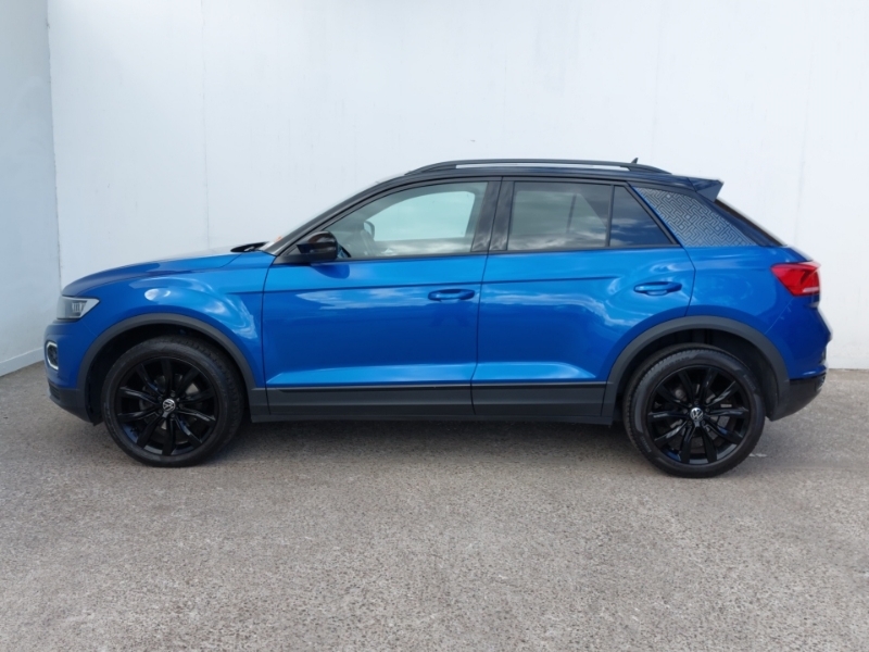 Volkswagen T-Roc 1.5 Tsi Evo Black Edition Dsg BK71AAJ Blue #4
