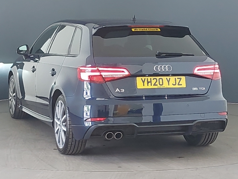 Audi A3 35 Tdi Black Edition YH20YJZ Blue #2
