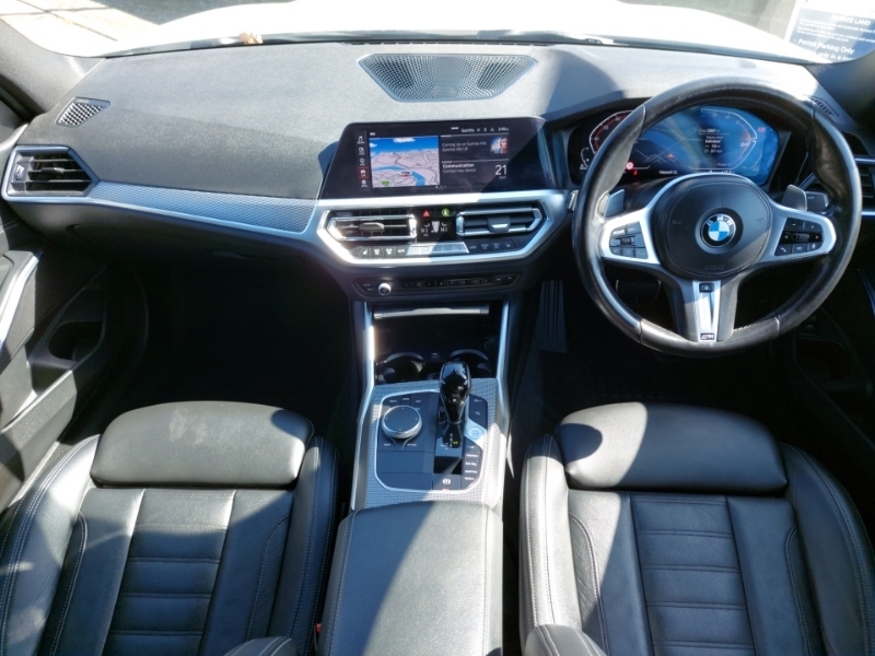 BMW 3 Series 320D Mht M Sport Step YO22SYC White #3