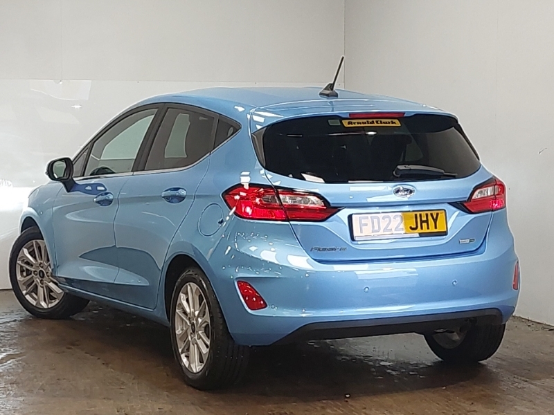 Ford Fiesta 1.0 Ecoboost Hybrid Mhev 125 Titanium FD22JHY Blue #2