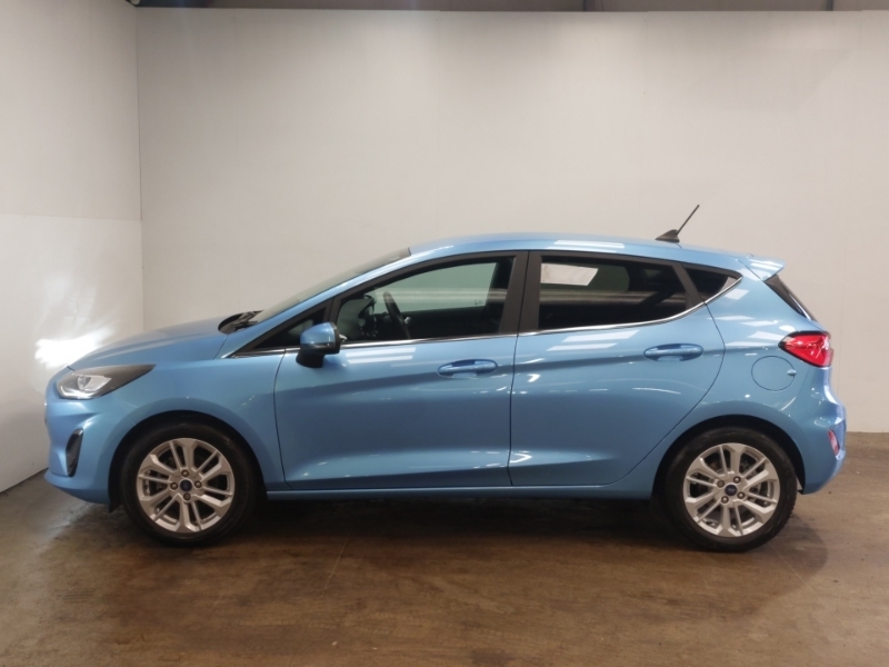 Ford Fiesta 1.0 Ecoboost Hybrid Mhev 125 Titanium FD22JHY Blue #4