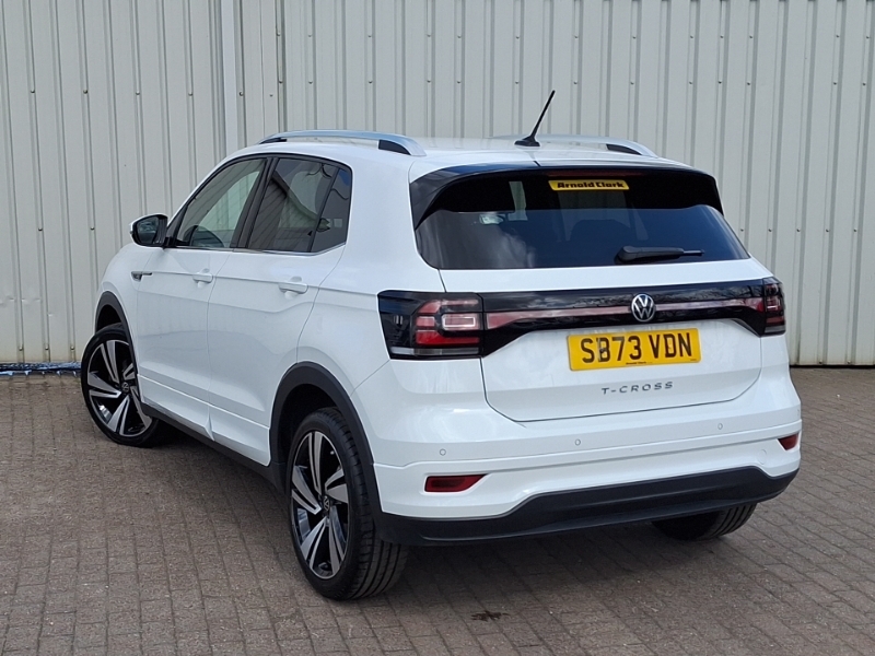 Volkswagen T-Cross 1.0 Tsi 110 R-line Dsg SB73VDN White #2