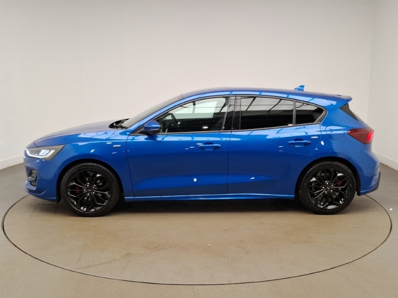 Ford Focus 1.0 Ecoboost Hybrid Mhev 155 St-line X WM72YNG Blue #4