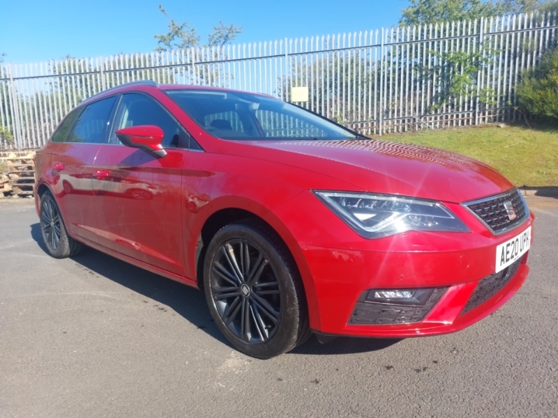 Seat Leon 2.0 Tdi 150 Xcellence Lux Ez Dsg Red