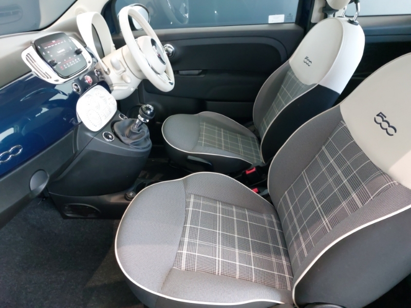 Fiat 500 1.2 Lounge YG69YOH Blue #5