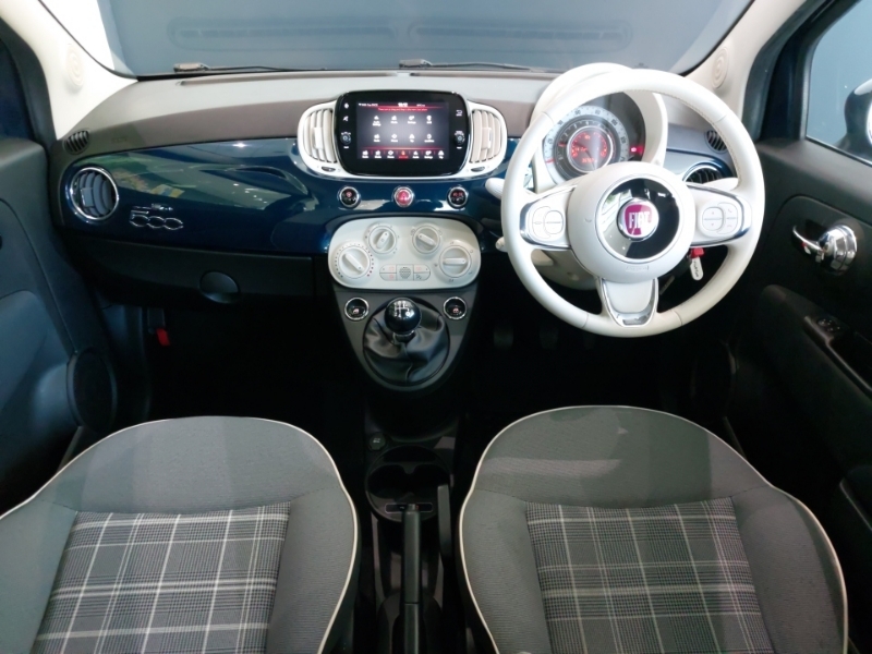 Fiat 500 1.2 Lounge YG69YOH Blue #3