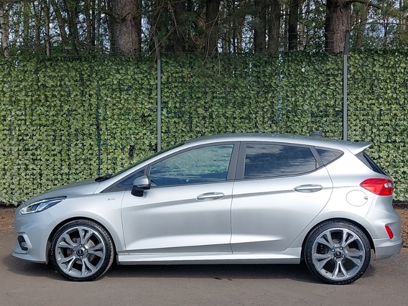Ford Fiesta 1.0 Ecoboost Hybrid Mhev 125 St-line X Edition SP21KWM Silver #4