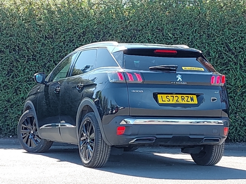 Peugeot 3008 Estate 1.5 Bluehdi Gt Premium Eat8 LS72RZW Black #2